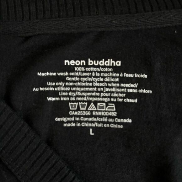 Neon Buddha Lightweight ‘Share Your Story’ Colorblock Cardigan Size Small - Picture 6 of 11